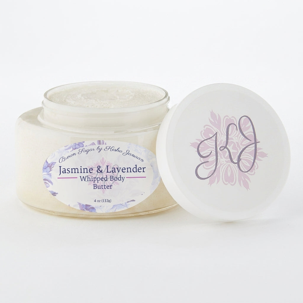 Jasmine & Lavender Whipped Body Butter for Dry Skin